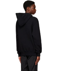 schwarzer Pullover mit einem Kapuze von Han Kjobenhavn