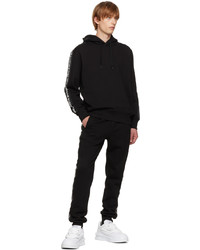 schwarzer Pullover mit einem Kapuze von VERSACE JEANS COUTURE