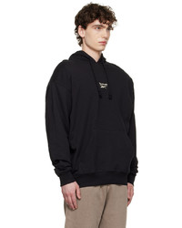 schwarzer Pullover mit einem Kapuze von Reebok Classics