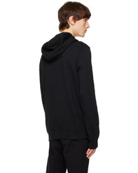 schwarzer Pullover mit einem Kapuze von Lanvin