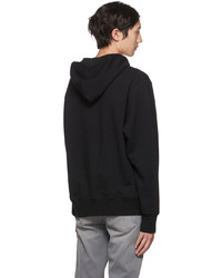 schwarzer Pullover mit einem Kapuze von rag & bone