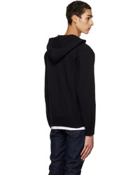 schwarzer Pullover mit einem Kapuze von Comme Des Garcons Play