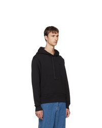 schwarzer Pullover mit einem Kapuze von Acne Studios