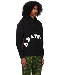 schwarzer Pullover mit einem Kapuze von BAPE