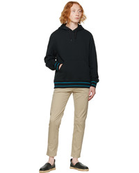 schwarzer Pullover mit einem Kapuze von Ps By Paul Smith