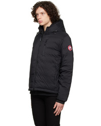 schwarzer Pullover mit einem Kapuze von Canada Goose