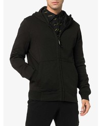 schwarzer Pullover mit einem Kapuze von CP Company