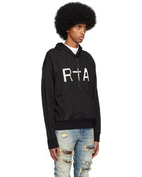 schwarzer Pullover mit einem Kapuze von RtA