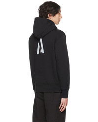 schwarzer Pullover mit einem Kapuze von Applied Art Forms