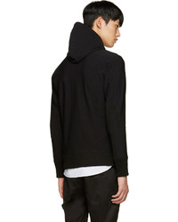schwarzer Pullover mit einem Kapuze von Junya Watanabe