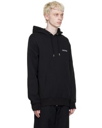 schwarzer Pullover mit einem Kapuze von Han Kjobenhavn