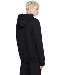 schwarzer Pullover mit einem Kapuze von Han Kjobenhavn