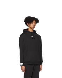 schwarzer Pullover mit einem Kapuze von adidas Originals