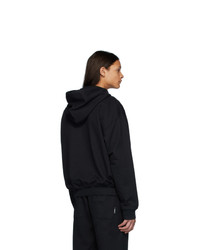 schwarzer Pullover mit einem Kapuze von GR-Uniforma