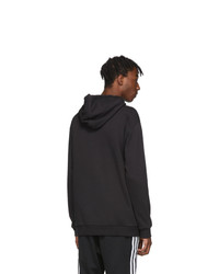 schwarzer Pullover mit einem Kapuze von adidas Originals