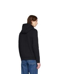 schwarzer Pullover mit einem Kapuze von Norse Projects