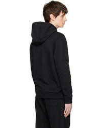 schwarzer Pullover mit einem Kapuze von Norse Projects