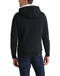 schwarzer Pullover mit einem Kapuze von BLEND