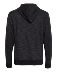 schwarzer Pullover mit einem Kapuze von BLEND