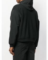 schwarzer Pullover mit einem Kapuze von Alexander Wang