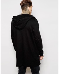 schwarzer Pullover mit einem Kapuze von Asos