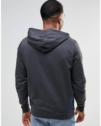 schwarzer Pullover mit einem Kapuze von Asos