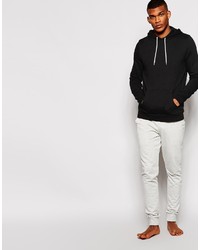 schwarzer Pullover mit einem Kapuze von Asos