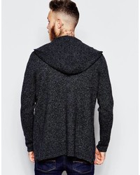 schwarzer Pullover mit einem Kapuze von Asos