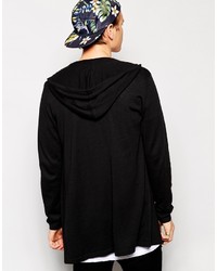 schwarzer Pullover mit einem Kapuze von Asos