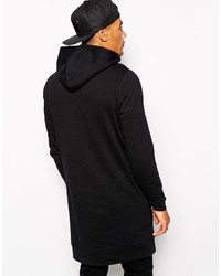 schwarzer Pullover mit einem Kapuze von Asos