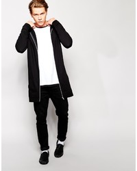 schwarzer Pullover mit einem Kapuze von Asos