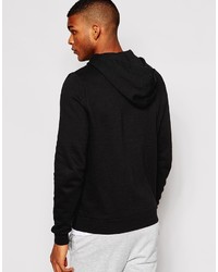 schwarzer Pullover mit einem Kapuze von Asos