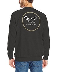 schwarzer Pullover mit einem Kapuze von Brixton