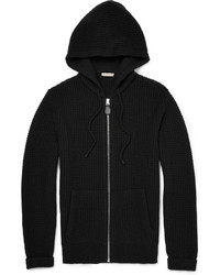 schwarzer Pullover mit einem Kapuze von Burberry