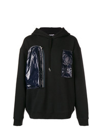 schwarzer Pullover mit einem Kapuze von Calvin Klein 205W39nyc
