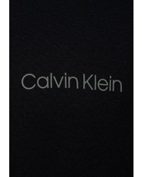 schwarzer Pullover mit einem Kapuze von Calvin Klein