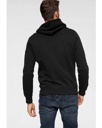 schwarzer Pullover mit einem Kapuze von Calvin Klein Jeans