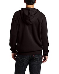 schwarzer Pullover mit einem Kapuze von Carhartt