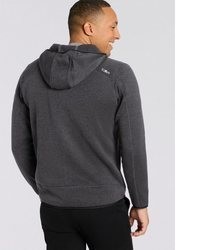 schwarzer Pullover mit einem Kapuze von CMP