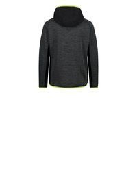 schwarzer Pullover mit einem Kapuze von CMP