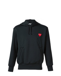 schwarzer Pullover mit einem Kapuze von Comme Des Garcons Play