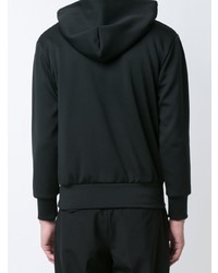 schwarzer Pullover mit einem Kapuze von Comme Des Garcons Play