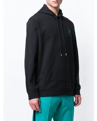 schwarzer Pullover mit einem Kapuze von Kenzo