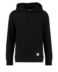 schwarzer Pullover mit einem Kapuze von Converse