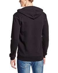 schwarzer Pullover mit einem Kapuze von Criminal Damage