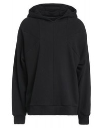 schwarzer Pullover mit einem Kapuze von D.GNAK