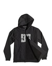 schwarzer Pullover mit einem Kapuze von DC Shoes