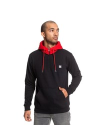 schwarzer Pullover mit einem Kapuze von DC Shoes