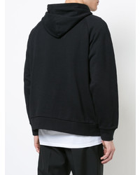 schwarzer Pullover mit einem Kapuze von Second/Layer
