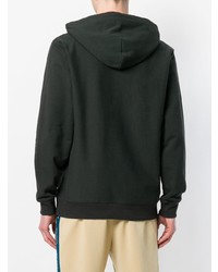 schwarzer Pullover mit einem Kapuze von Stussy